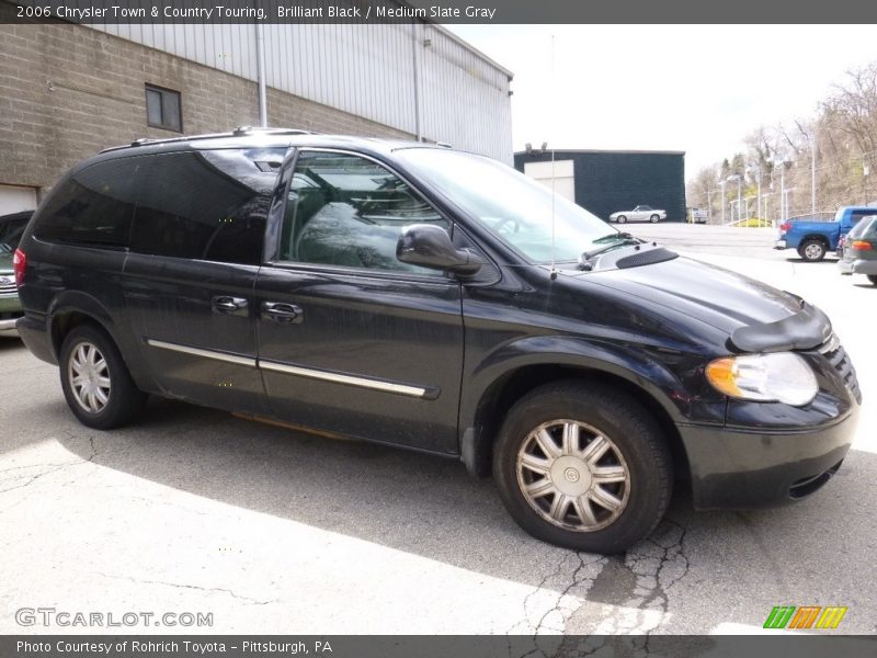 Brilliant Black / Medium Slate Gray 2006 Chrysler Town & Country Touring
