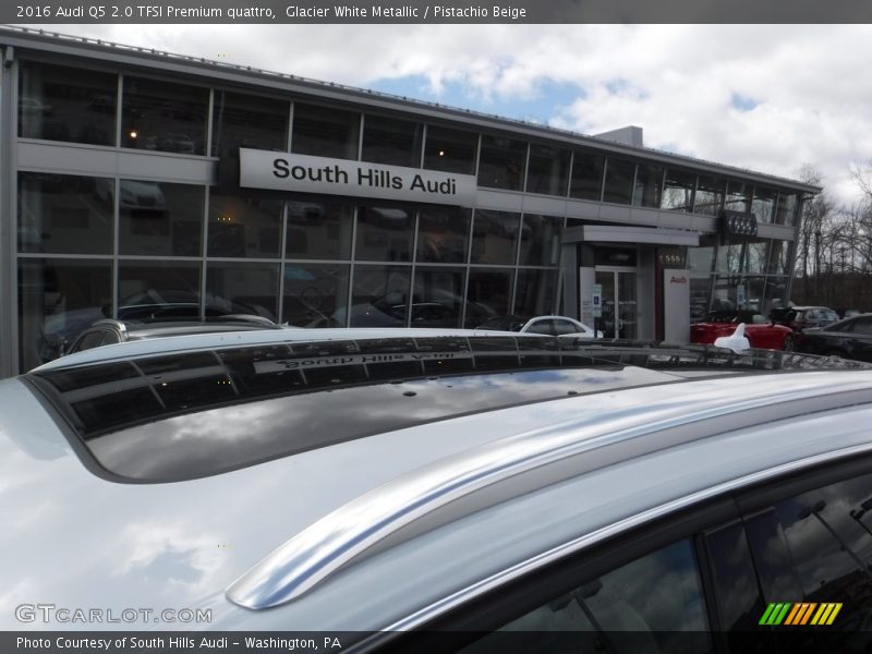 Glacier White Metallic / Pistachio Beige 2016 Audi Q5 2.0 TFSI Premium quattro