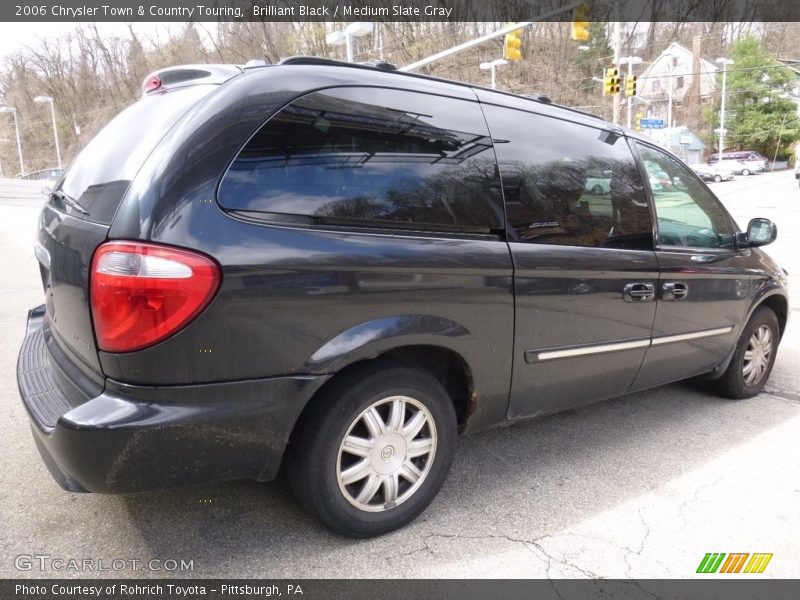Brilliant Black / Medium Slate Gray 2006 Chrysler Town & Country Touring