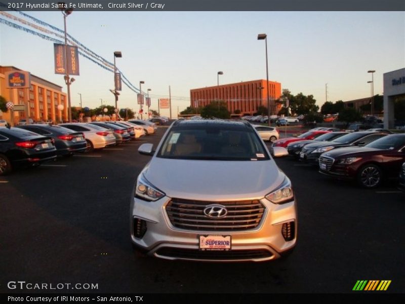 Circuit Silver / Gray 2017 Hyundai Santa Fe Ultimate