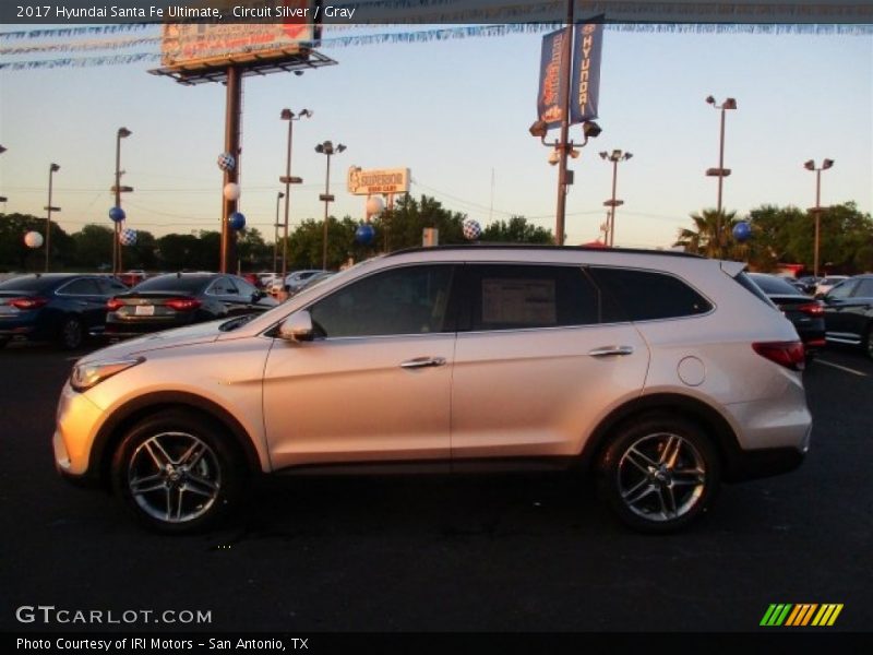 Circuit Silver / Gray 2017 Hyundai Santa Fe Ultimate