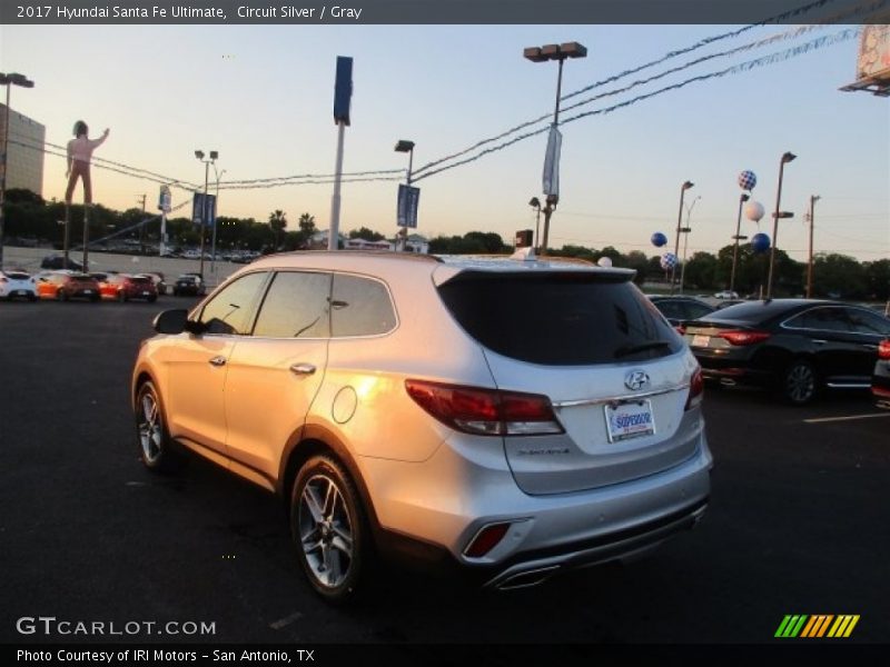 Circuit Silver / Gray 2017 Hyundai Santa Fe Ultimate