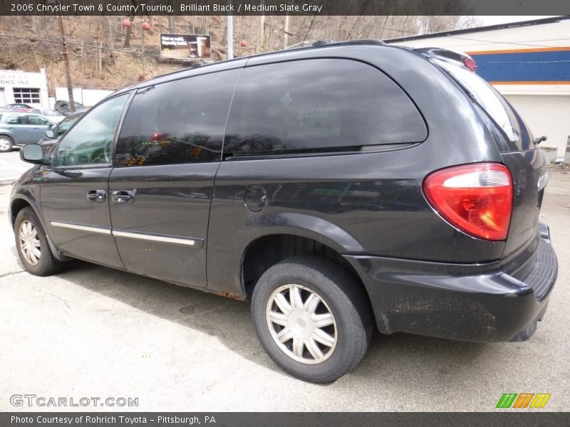 Brilliant Black / Medium Slate Gray 2006 Chrysler Town & Country Touring