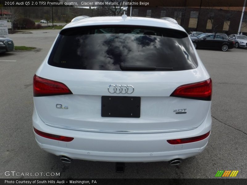 Glacier White Metallic / Pistachio Beige 2016 Audi Q5 2.0 TFSI Premium quattro