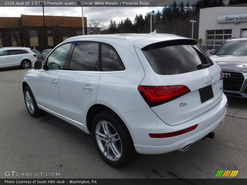 Glacier White Metallic / Pistachio Beige 2016 Audi Q5 2.0 TFSI Premium quattro