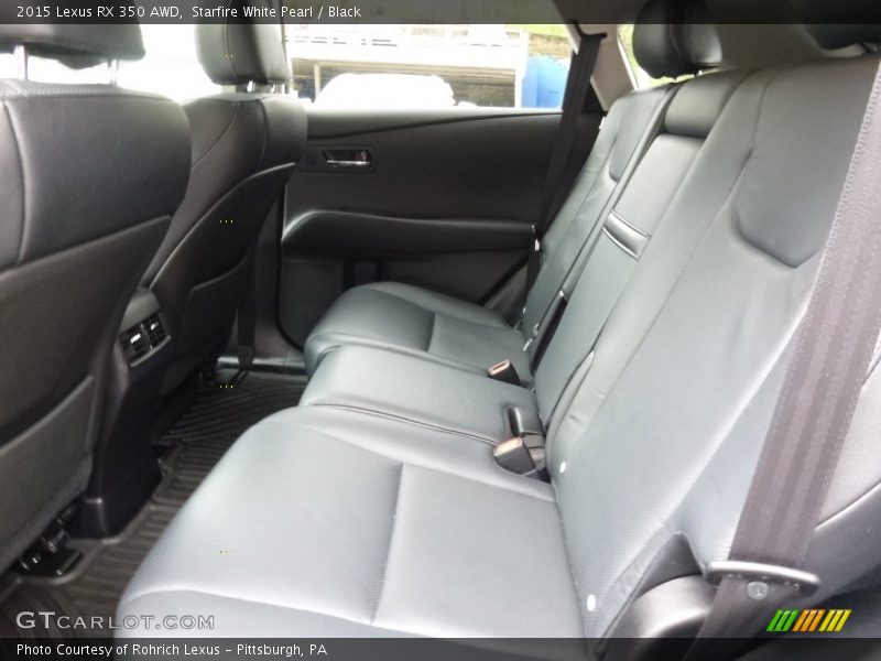 Starfire White Pearl / Black 2015 Lexus RX 350 AWD