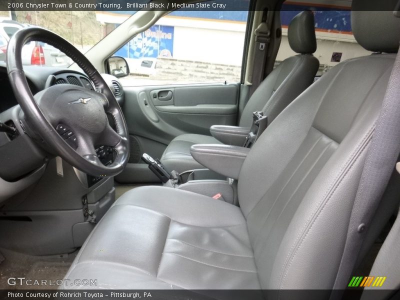 Brilliant Black / Medium Slate Gray 2006 Chrysler Town & Country Touring