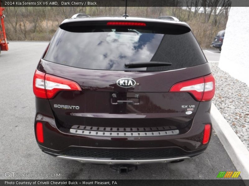 Dark Cherry / Black 2014 Kia Sorento SX V6 AWD