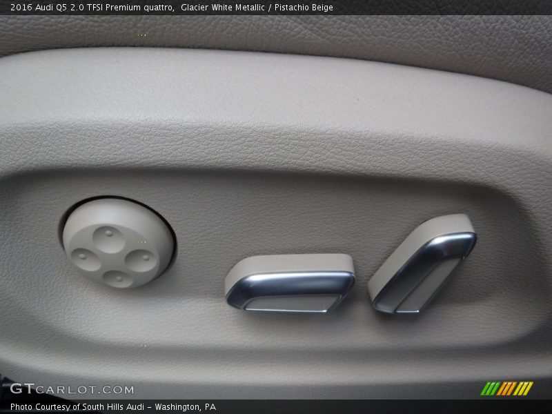 Glacier White Metallic / Pistachio Beige 2016 Audi Q5 2.0 TFSI Premium quattro