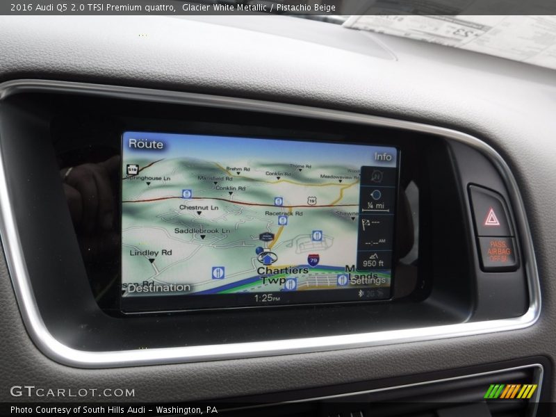 Glacier White Metallic / Pistachio Beige 2016 Audi Q5 2.0 TFSI Premium quattro