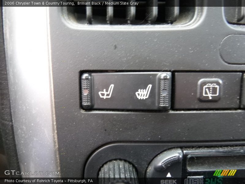 Brilliant Black / Medium Slate Gray 2006 Chrysler Town & Country Touring