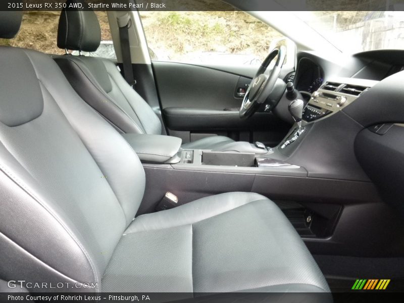 Starfire White Pearl / Black 2015 Lexus RX 350 AWD