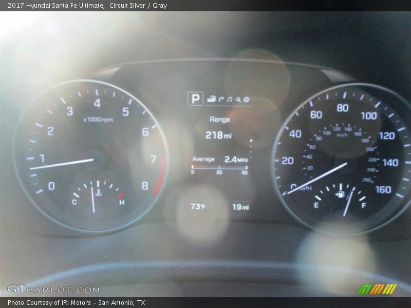 Circuit Silver / Gray 2017 Hyundai Santa Fe Ultimate