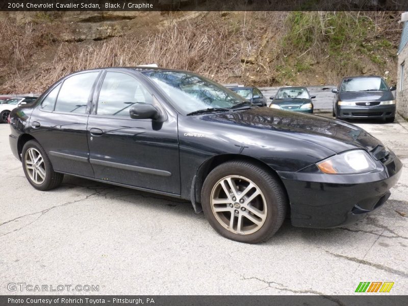 Black / Graphite 2004 Chevrolet Cavalier Sedan