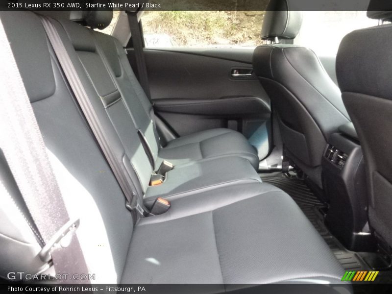 Starfire White Pearl / Black 2015 Lexus RX 350 AWD