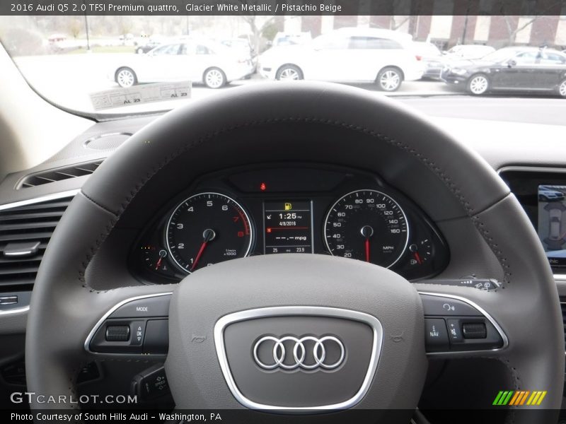 Glacier White Metallic / Pistachio Beige 2016 Audi Q5 2.0 TFSI Premium quattro