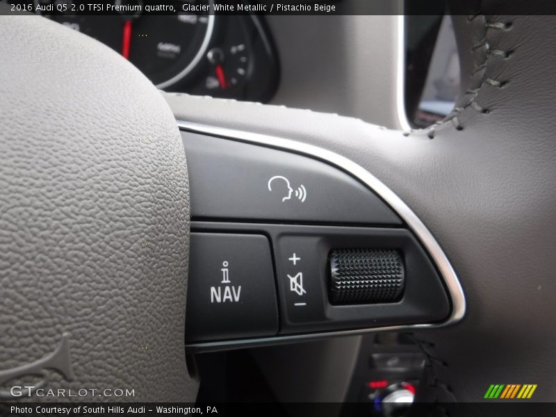 Glacier White Metallic / Pistachio Beige 2016 Audi Q5 2.0 TFSI Premium quattro