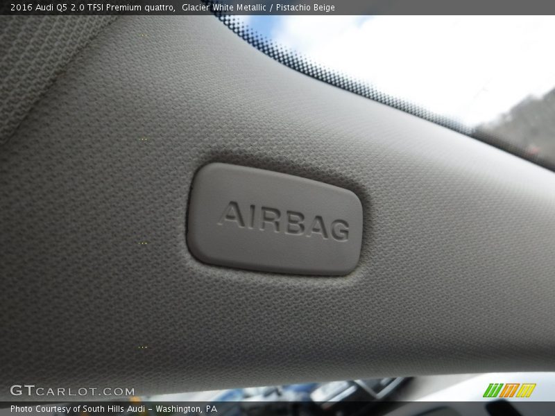 Glacier White Metallic / Pistachio Beige 2016 Audi Q5 2.0 TFSI Premium quattro