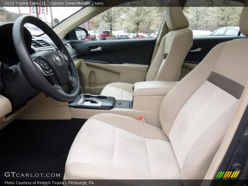 Cypress Green Metallic / Ivory 2013 Toyota Camry LE