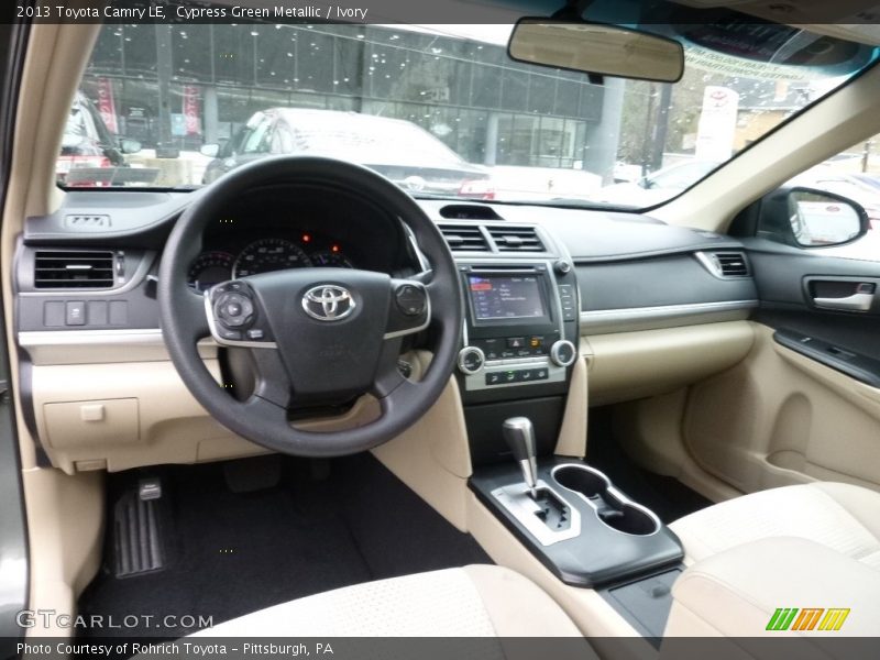 Cypress Green Metallic / Ivory 2013 Toyota Camry LE