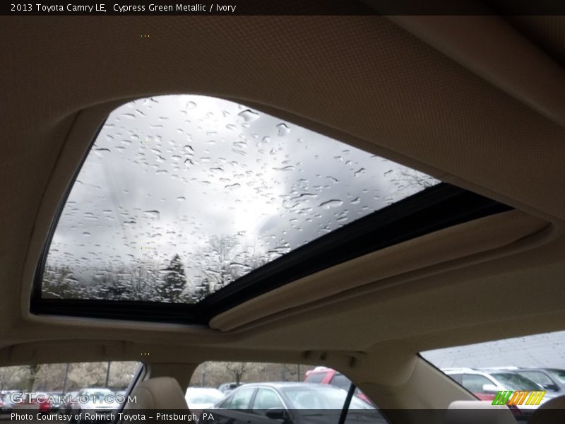 Cypress Green Metallic / Ivory 2013 Toyota Camry LE