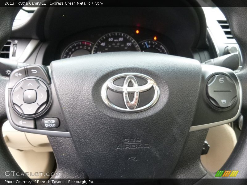 Cypress Green Metallic / Ivory 2013 Toyota Camry LE