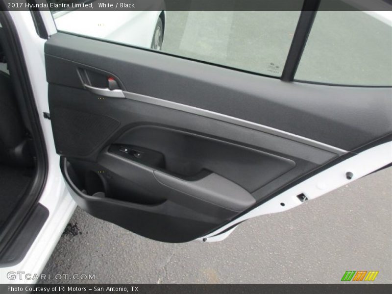 White / Black 2017 Hyundai Elantra Limited