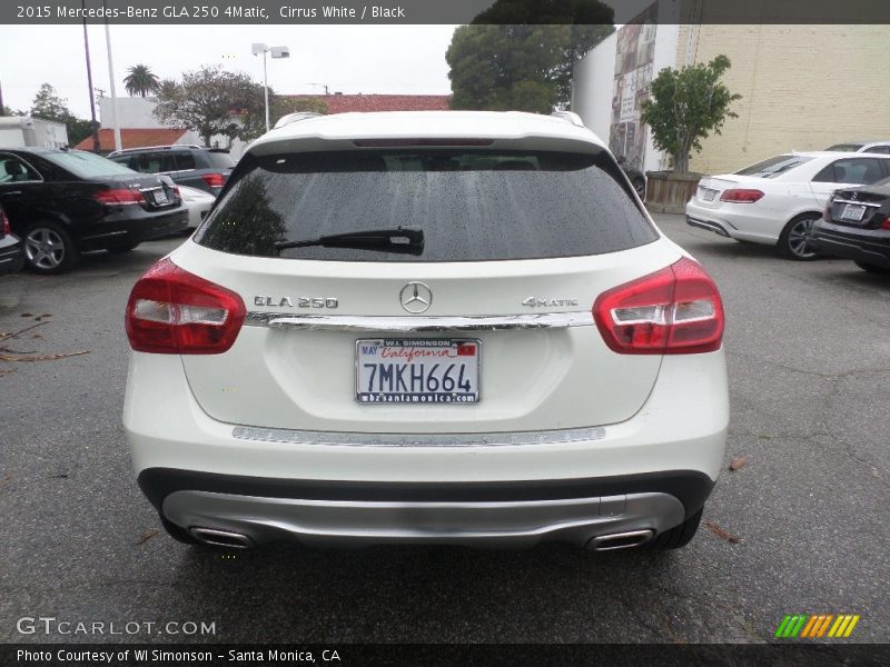 Cirrus White / Black 2015 Mercedes-Benz GLA 250 4Matic