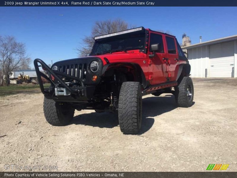 Front 3/4 View of 2009 Wrangler Unlimited X 4x4