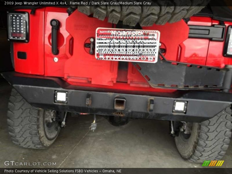 Flame Red / Dark Slate Gray/Medium Slate Gray 2009 Jeep Wrangler Unlimited X 4x4
