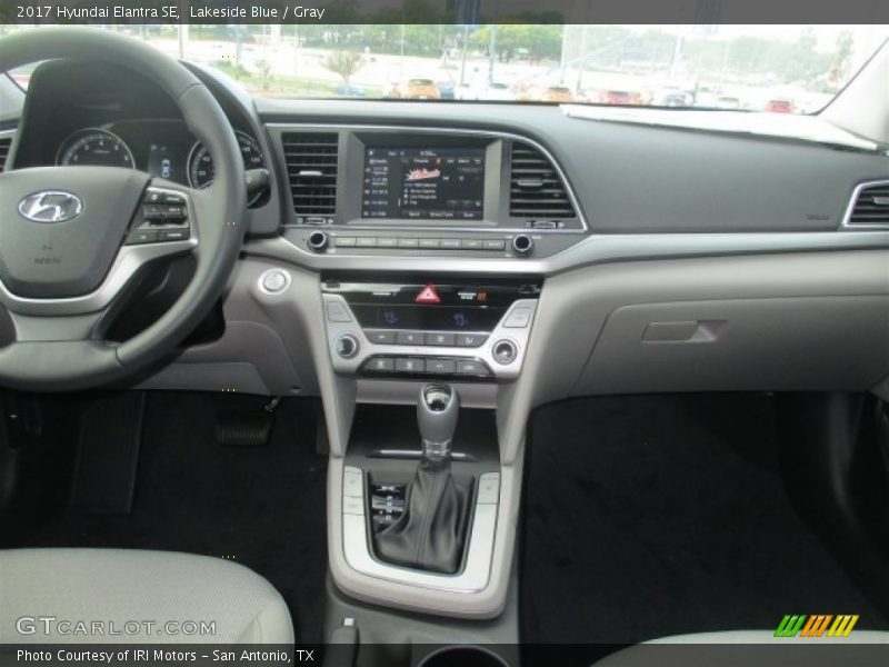 Lakeside Blue / Gray 2017 Hyundai Elantra SE