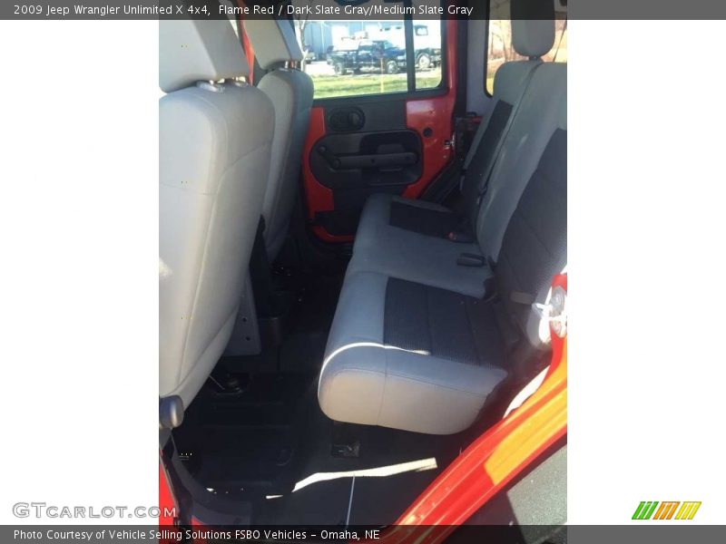 Flame Red / Dark Slate Gray/Medium Slate Gray 2009 Jeep Wrangler Unlimited X 4x4