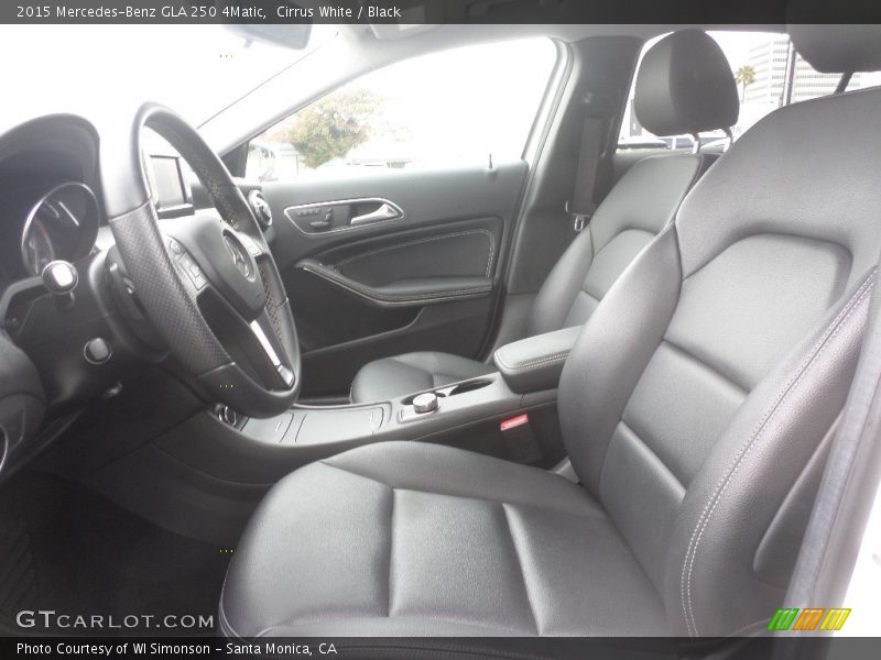 Cirrus White / Black 2015 Mercedes-Benz GLA 250 4Matic