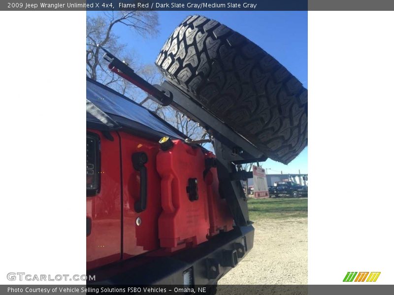 Flame Red / Dark Slate Gray/Medium Slate Gray 2009 Jeep Wrangler Unlimited X 4x4