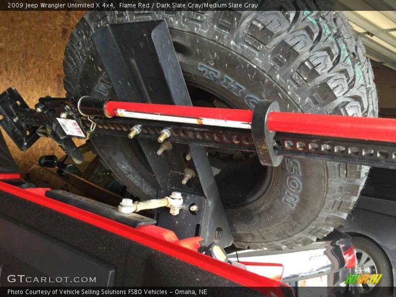Flame Red / Dark Slate Gray/Medium Slate Gray 2009 Jeep Wrangler Unlimited X 4x4