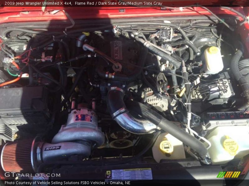 Flame Red / Dark Slate Gray/Medium Slate Gray 2009 Jeep Wrangler Unlimited X 4x4