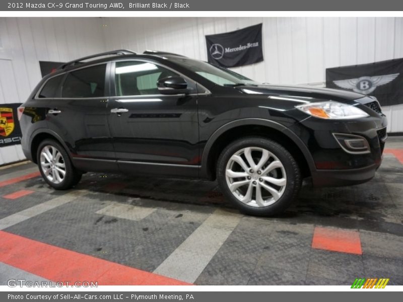 Brilliant Black / Black 2012 Mazda CX-9 Grand Touring AWD