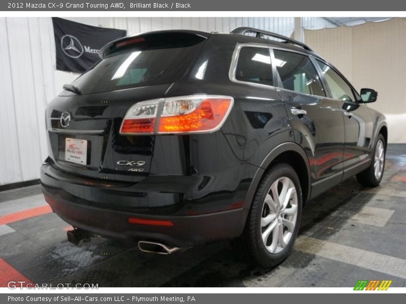 Brilliant Black / Black 2012 Mazda CX-9 Grand Touring AWD