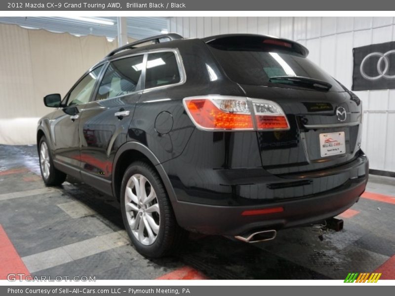 Brilliant Black / Black 2012 Mazda CX-9 Grand Touring AWD