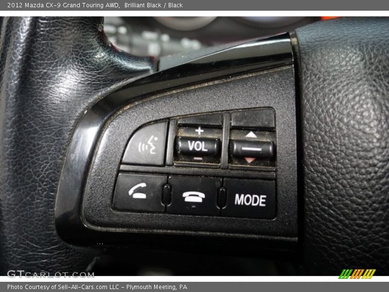 Brilliant Black / Black 2012 Mazda CX-9 Grand Touring AWD