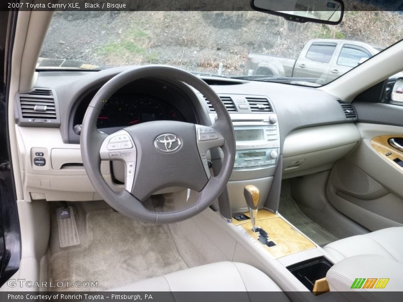 Black / Bisque 2007 Toyota Camry XLE