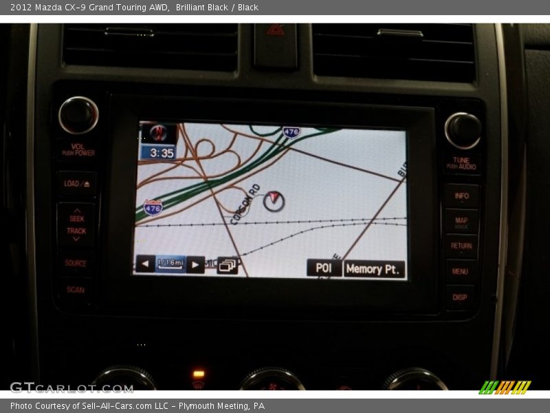 Brilliant Black / Black 2012 Mazda CX-9 Grand Touring AWD