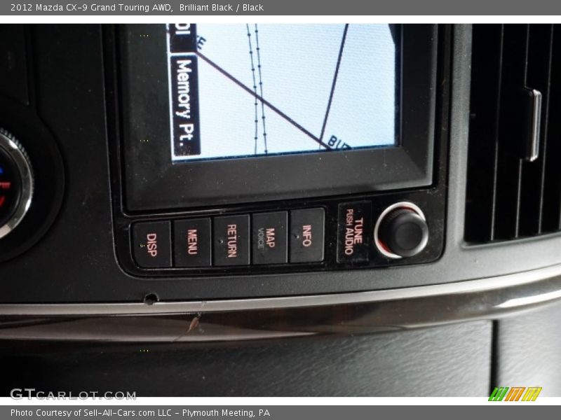 Brilliant Black / Black 2012 Mazda CX-9 Grand Touring AWD