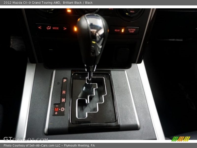 Brilliant Black / Black 2012 Mazda CX-9 Grand Touring AWD