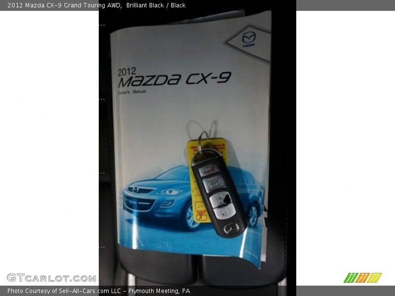 Brilliant Black / Black 2012 Mazda CX-9 Grand Touring AWD