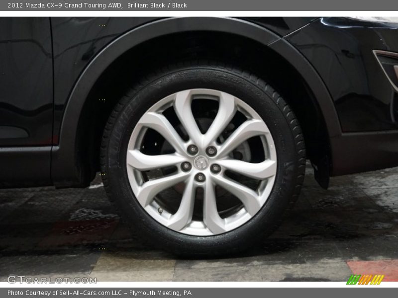 Brilliant Black / Black 2012 Mazda CX-9 Grand Touring AWD