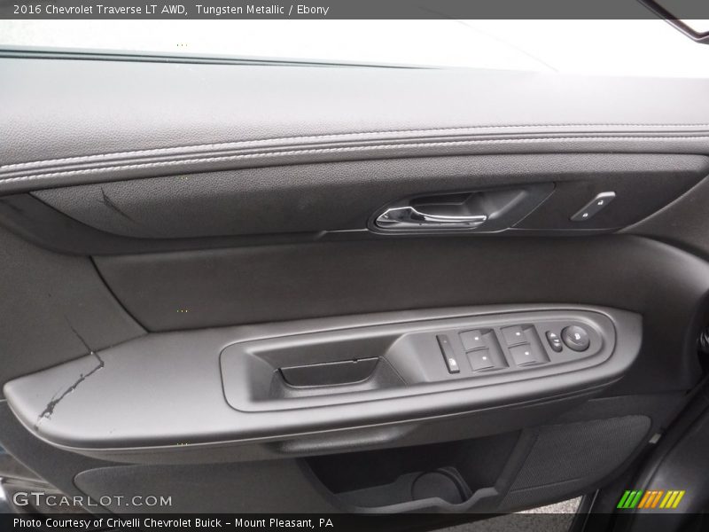 Tungsten Metallic / Ebony 2016 Chevrolet Traverse LT AWD