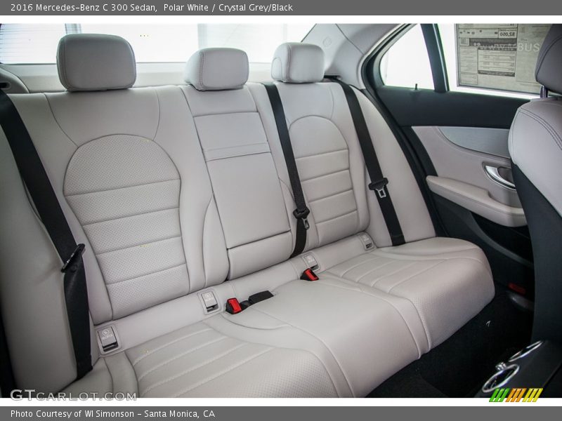 Polar White / Crystal Grey/Black 2016 Mercedes-Benz C 300 Sedan