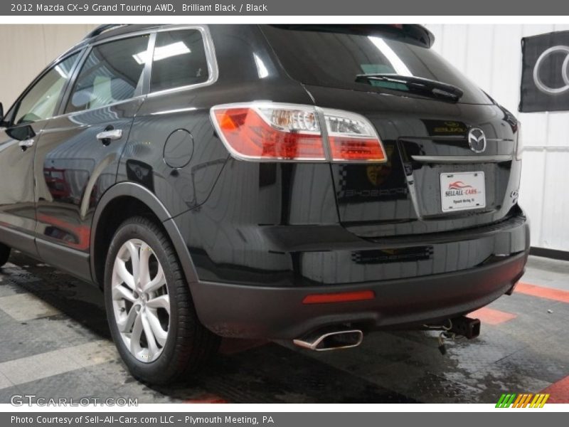 Brilliant Black / Black 2012 Mazda CX-9 Grand Touring AWD