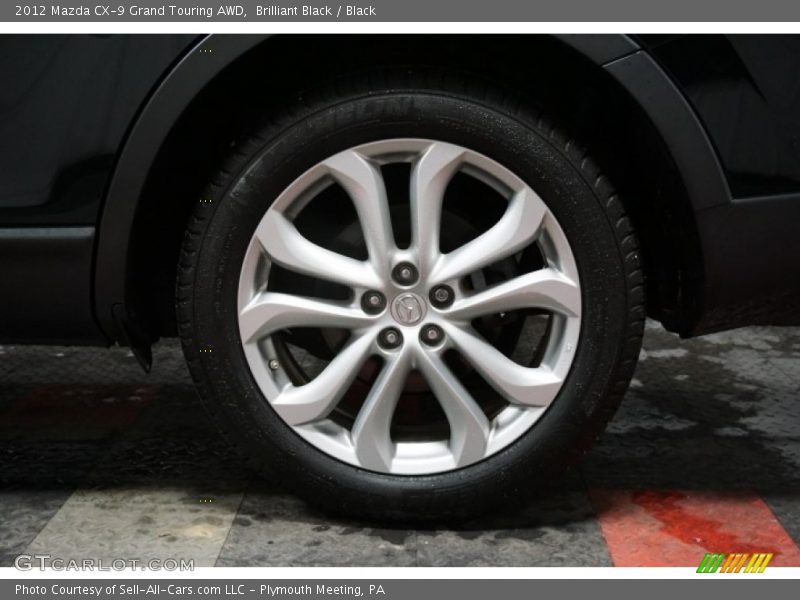 Brilliant Black / Black 2012 Mazda CX-9 Grand Touring AWD